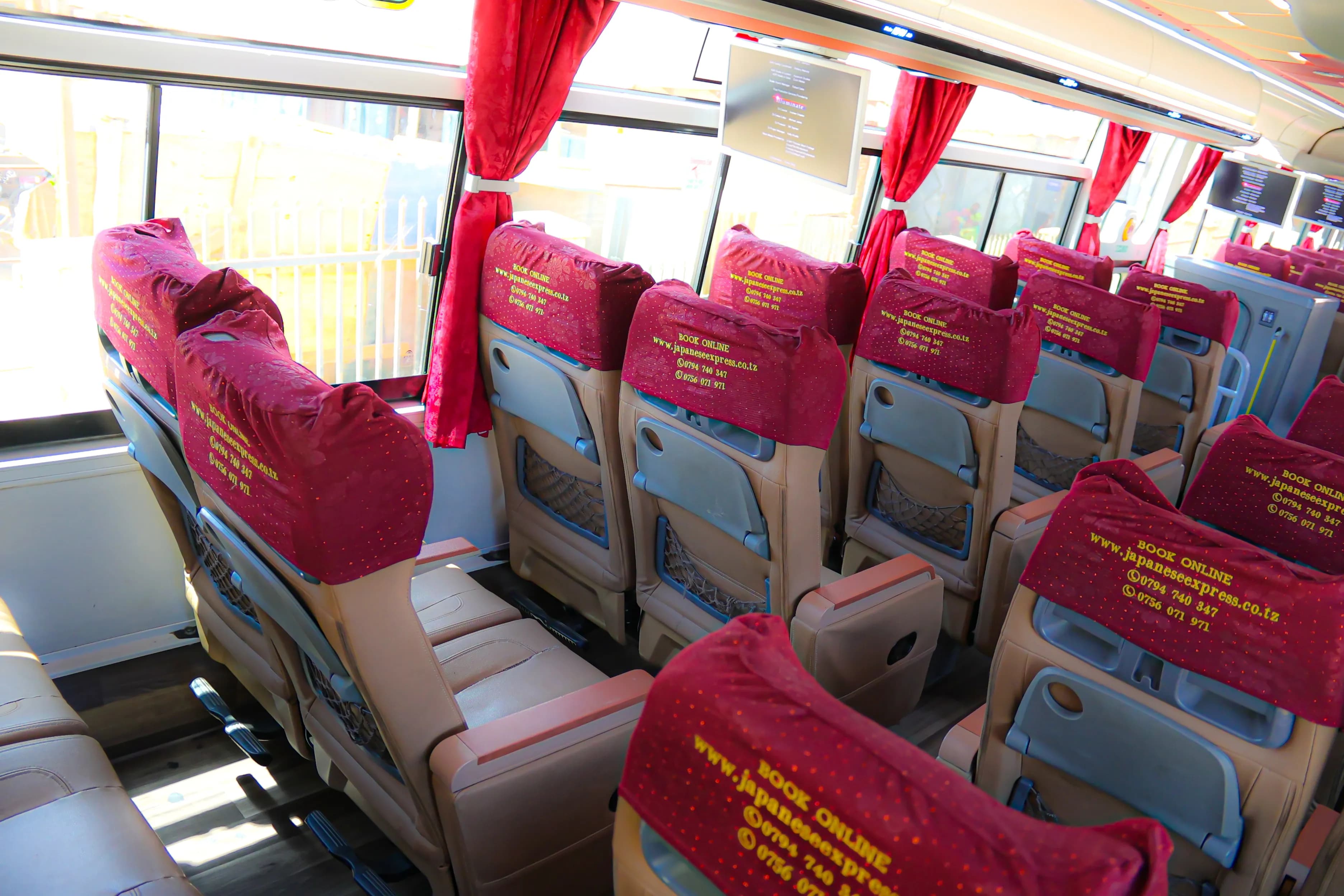 Japanese Express premium bus interior