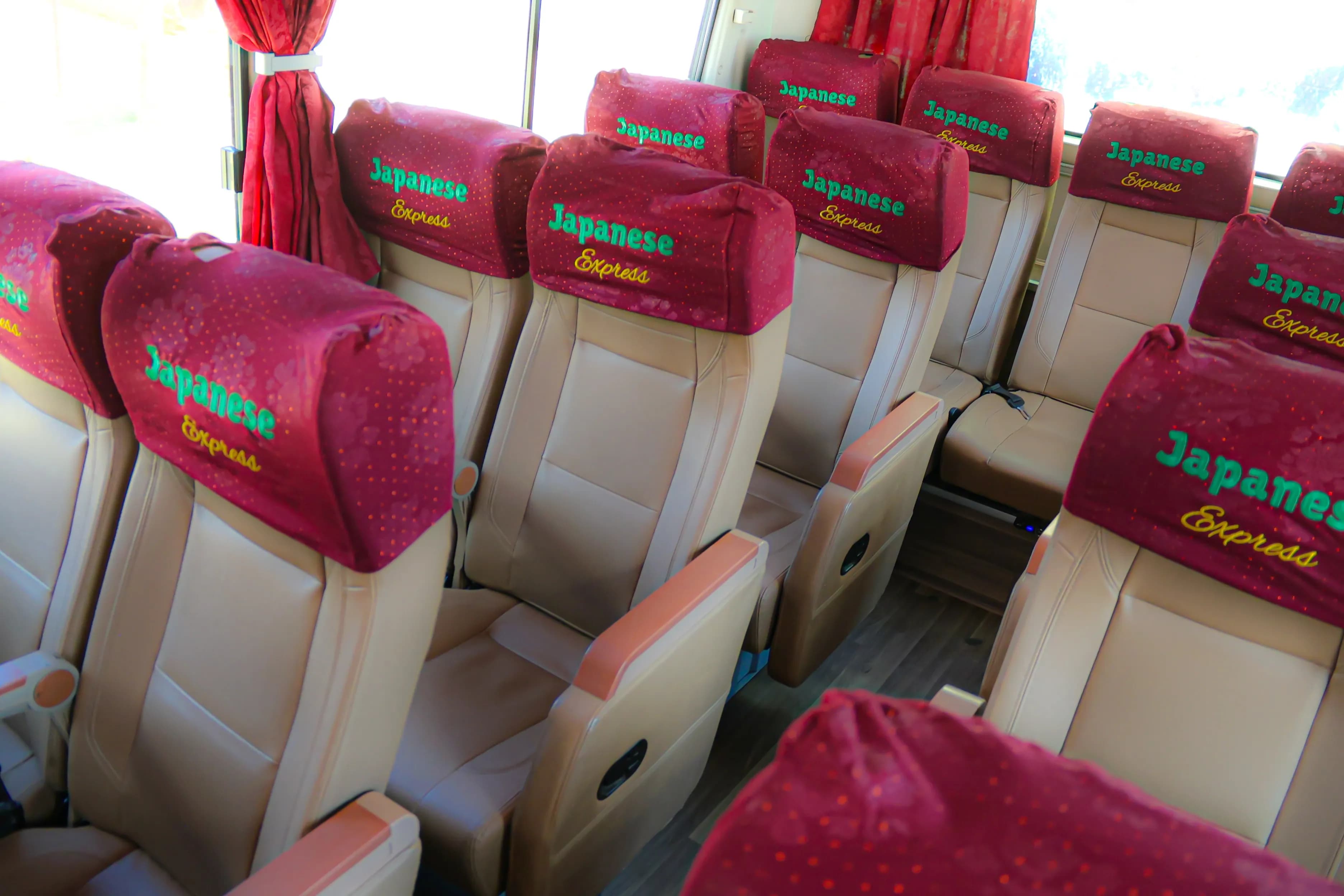 Japanese Express premium bus interior